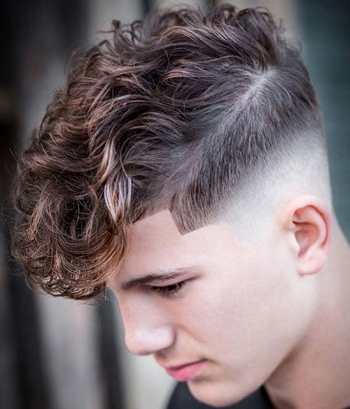 Curly Bangs For Men